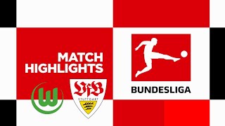 VfL Wolfsburg vs VfB Stuttgart  Highlights  Bundesliga 2425 [upl. by Calista]