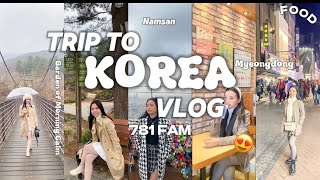 TRIP TO SOUTH KOREA W 781 FAM  Seoul🌸 Namsan Tower 🗼  Myeongdong 🍱  Nami Island 🏝️ [upl. by Copland833]