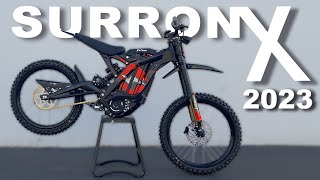 NEW 2023 Surron X Electric Dirt Bike  OFFICIAL Unboxing Test amp Review [upl. by Sobmalarah]