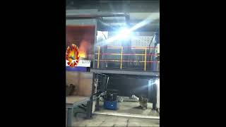 Induction steel iron smelting coreless furnace fast melting with high temperature furnace [upl. by Racklin]