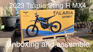 Talaria Sting R MX4 2023 Unboxing and assembling [upl. by Aray]