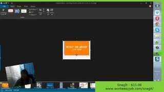 Techsmith SnagIt free tutorial on How to create a button [upl. by Wiles]