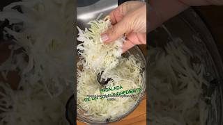 Ensalada en 5 minde un solo ingrediente Super deliciosa y nutritiva [upl. by Marinna]