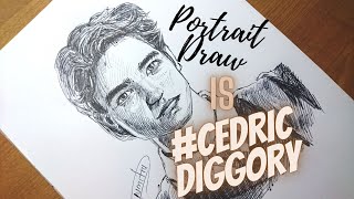 Harry Potter is CedricDiggory in Portrait Draw [upl. by Edin]