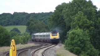 CrossCountry HST Paxman Valenta Scream 43166  43178 [upl. by Patton]