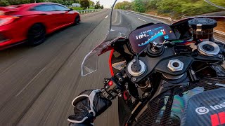 S1000RR “CHILL” RIDE TESTING TOP SPEED [upl. by Anifad]