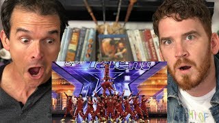 VUNBEATABLE ON AMERICAS GOT TALENT DANCE  Reaction [upl. by Edmon]