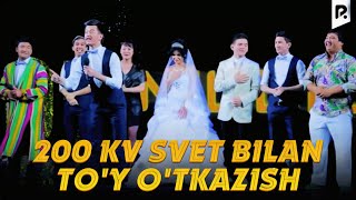 Million jamoasi  200 kv svet bilan toy otkazish [upl. by Vite613]