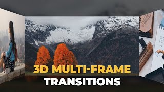 3D MultiFrame Transitions V2 Premiere Pro Templates [upl. by Neo]