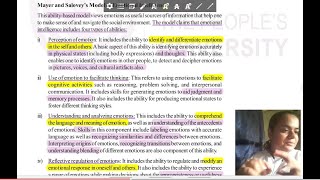 Concept of Emotional Intelligence  BPCC  103  IGNOU BAH Psychology Intelligence [upl. by Riella514]