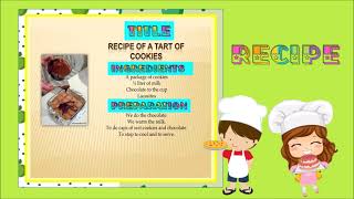 RECETA DE COCINA EN INGLÉS PARA NIÑOS [upl. by Sivle]