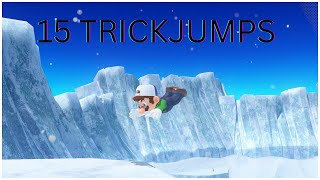 15 Trick jumps In Super Mario Odyssey [upl. by Ardnoyek9]