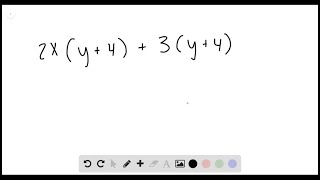 In 926 write each expression as the product of two binomials 2 xy43y4 [upl. by Tnomad]