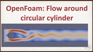 Gmsh amp OpenFoam amp ParaView to create and visualize the flow around cylinder simulation from scratch [upl. by Breena]