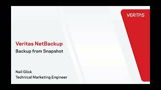 Backup from Snapshots with Veritas NetBackup [upl. by Aciemaj]