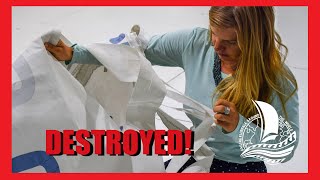 Our sails are DESTROYED what now  Sailing SE Asia Ep70 [upl. by Inoliel]