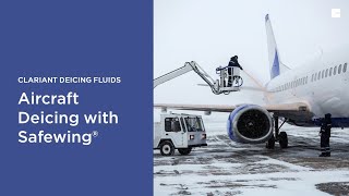 Aircraft Deicing with Safewing®  Clariant Deicing Fluids [upl. by Syah]