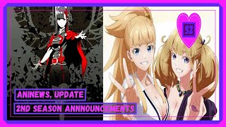 anime news 2nd season Announcements More new Anime Announcements [upl. by Elbon]