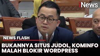 Kacau DPR Beber Kominfo Era Budi Arie Blokir Situs Wordpress Bukan Judol [upl. by Mendoza]