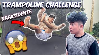 THE TRAMPOLINE CHALLENGE SA BAGONG MANISON  NAAKSIDENTE si Von [upl. by Liebermann]