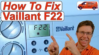 How to Fix F22 Fault Vaillant ecotec Plus Easy to Follow Step By Step Instructions [upl. by Idrahs]