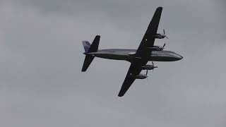 MIDLANDS AIR FESTIVAL 1st JUNE 2024 WITH THE FLYING BULLS DC6B amp B25J AWESOME DISPLAY [upl. by Ybhsa216]