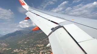 Landing at Ajaccio Airport AJA 14722 [upl. by Thesda858]