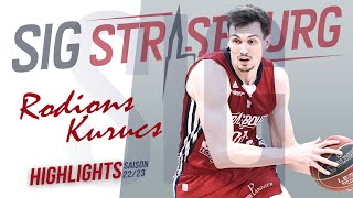 Rodions Kurucs  season 2223 highlights [upl. by Ymirej]