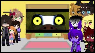 FNAF 1 amp The Afton Family React to quotSalvaged Ragequot  Gacha Club  FNAF  MyAU 25 [upl. by Aihsenak]