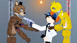 FNAF Animatronics Escape Testing Lab  People Playground Mods [upl. by Vudimir637]