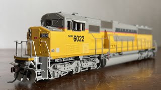 WAMX SD60M Sound Demo Athearn Genesis 20 Review [upl. by Nitsuj149]