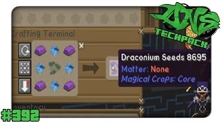 Minecraft DNS Techpack 392 Draconium Seeds Magical Crops Core [upl. by Ziguard]