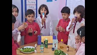 taste amp smell by KG T school bannu khyberpakhtunkhwa education care activity learning love [upl. by Bolen]