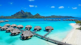 FOUR SEASONS BORA BORA  Phenomenal luxury resort full tour in 4K [upl. by Drofnas]