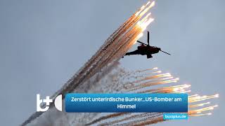 Zerstörung unterirdischer Bunker  USBomber am Himmel Seoul zeigt sein Arsenal [upl. by Shute]