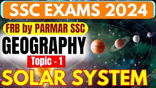 GEOGRAPHY FOR SSC  SOLAR SYSTEM  PARMAR SSC [upl. by Heywood]