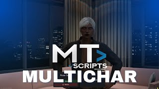 MT Multicharacter  FiveM multi character script [upl. by Etnasa564]