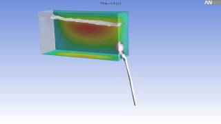 ANSYS SIMULACIÓN DE FLUIDOS [upl. by Esinej]