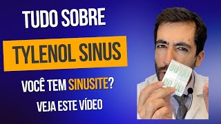 Tylenol sinus  como usar corretamente É um bom remédio para a sinusite [upl. by Esinek]