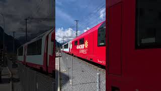 Swissalps 🇨🇭The GlacierExpress  Ilanz  Glion Switzerland [upl. by Desta]