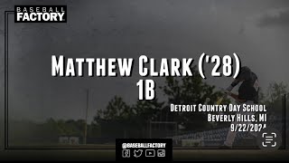 Matthew Clark Baseball Factory National Showcase Highlight Video [upl. by Maureen226]