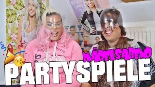 PARTYSPIELE mit Naschi  MÄDELSABEND  Schnell besoffen  Kondome amp Topfschlagen [upl. by Elletsirk]