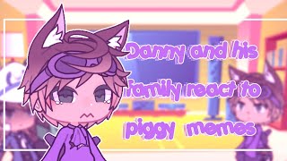 🐶🦴•Danny and his family react to piggy memes•🐷🧪•Shorter video today srry•🐾 [upl. by Oribel]