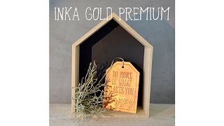 DIY MetallicGlanz mit Inka Gold Premium [upl. by Waddle217]