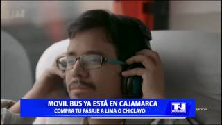 MOVIL BUS ya está en Cajamarca compra tu pasaje a Lima o Chiclayo [upl. by Anawak]