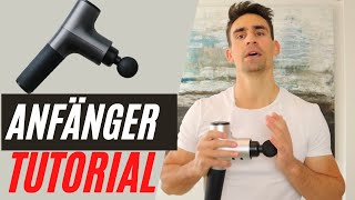 Massagepistole  richtige Anwendung Tutorial 2021 [upl. by Biddy]