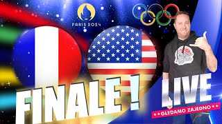 Francuska  SAD  Olimpijada  Live  Pariz 2024 [upl. by Akihdar]