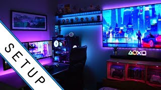 Gaming Setup  Room Tour  2019  Ultimate Small Room Setup [upl. by Anbul]