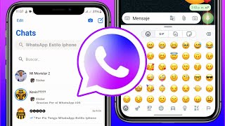 ¡AL FIN Nuevo WhatsApp Estilo IPhone en Android Sin Errores [upl. by Alekal]