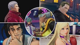 KOF XV  All Character Special IntrosStory Interactions OLD [upl. by Grobe]